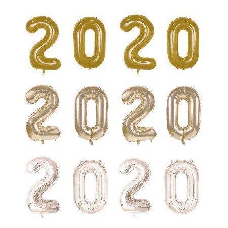 Balony z rokiem 2020